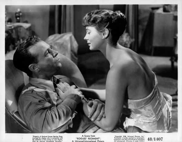 Dick Powell and Marta Toren Rogues' Regiment (1948)