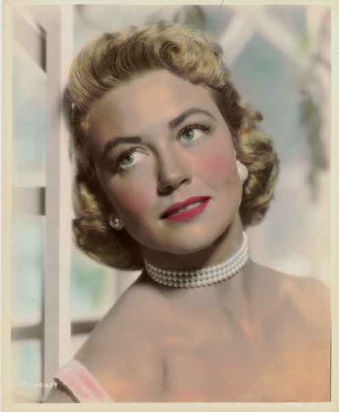 Dorothy Malone in color Dorothy Malone head shot