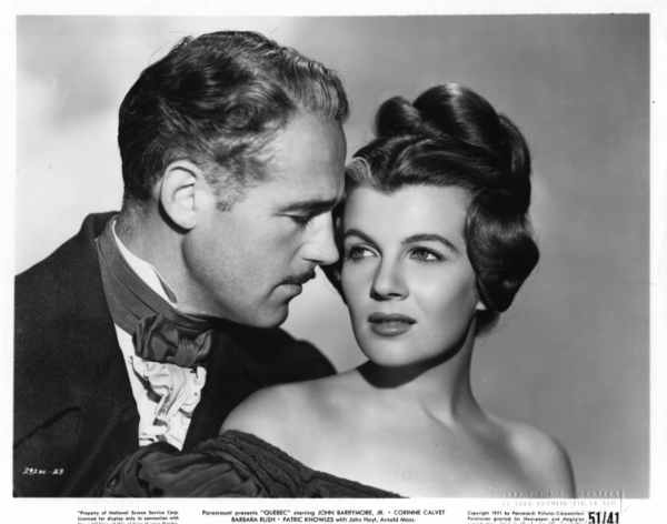 Promo photo for Quebec Corinne Calvet and Patric Knowles