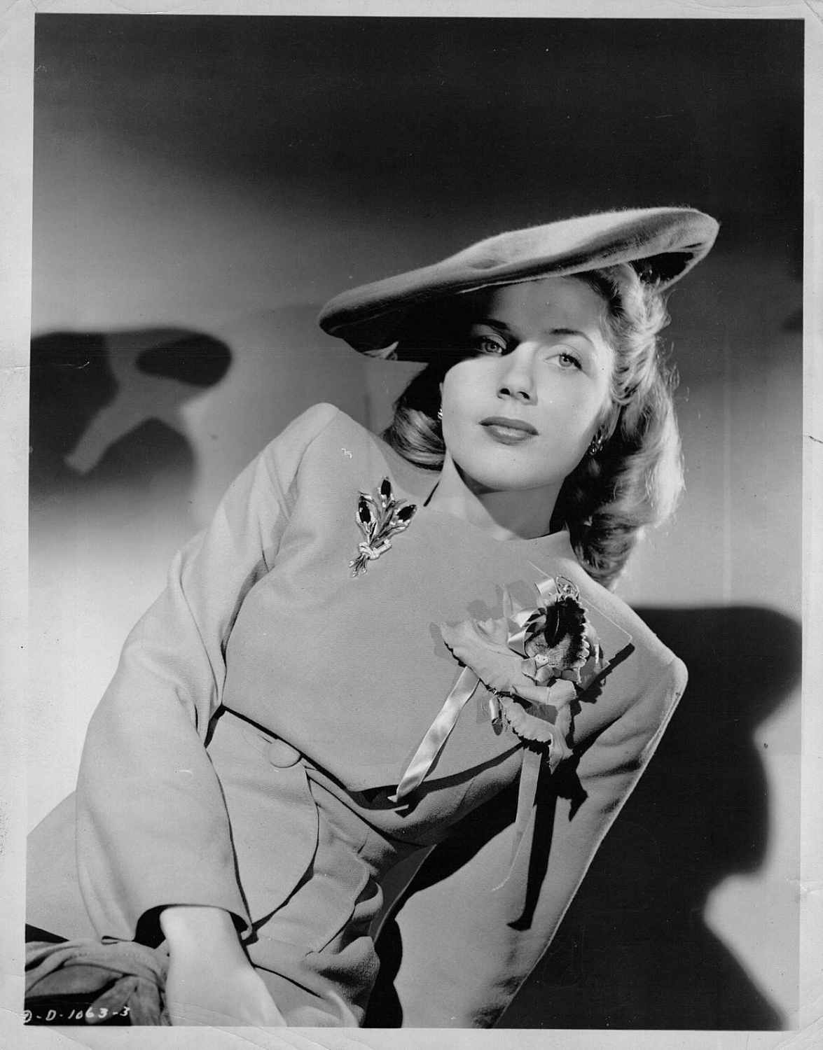 Adele Mara in hat Adele Mara Fashion Shot